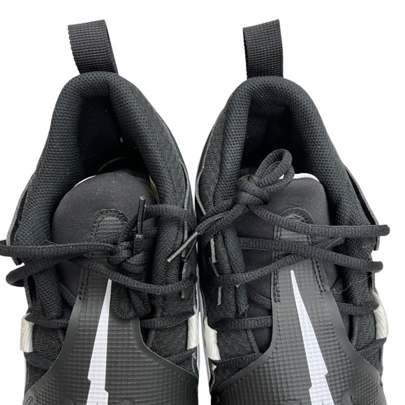 NEW! Nike Alpha Menace Pro 3 Football Cleats Black & White Men’s 12 - Picture 4 of 15